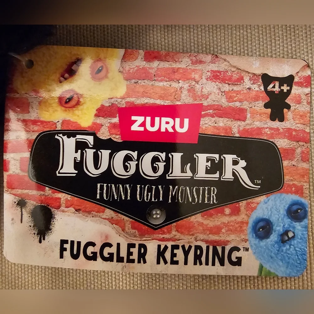 NWT Zuru Fuggler Funny Ugly Monster Fuggler Keyring
